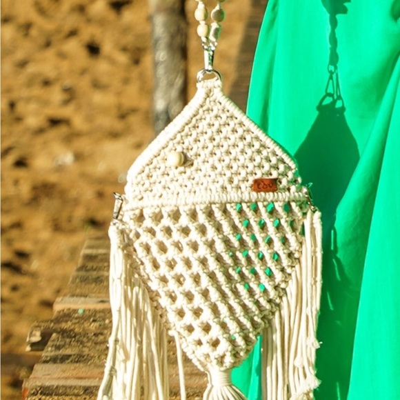Handmade Macrame handbag - Picture 6 of 10